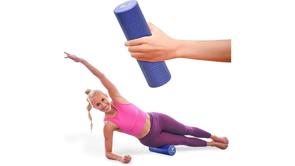 Travel Foam Rollers (Hollow Core) That Eases Muscle Recovery 2 portable high density foam roller