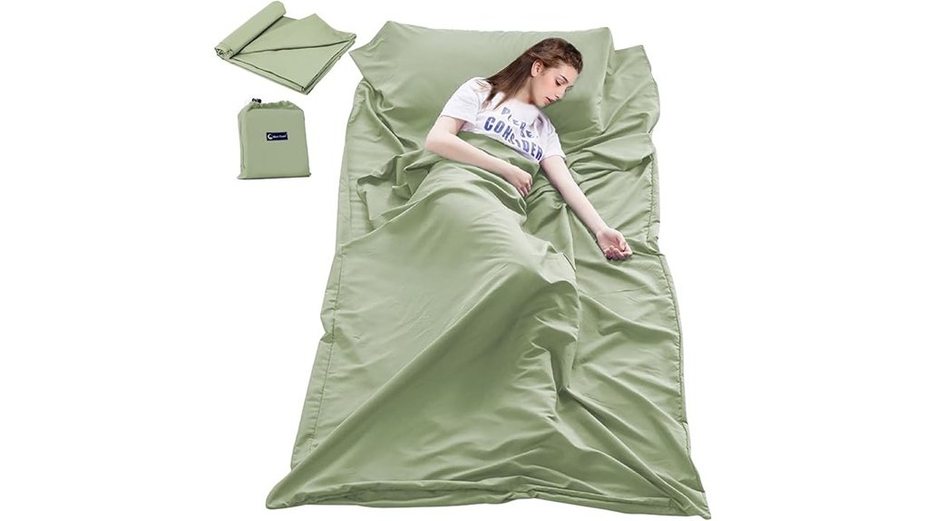Top Travel Bed Sheets (Sleeping Bag Liners) That Keep You Cozy 8 portable hotel camping bedliner