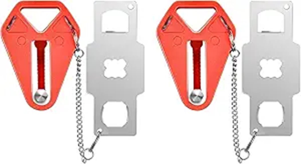 portable hotel dual locks