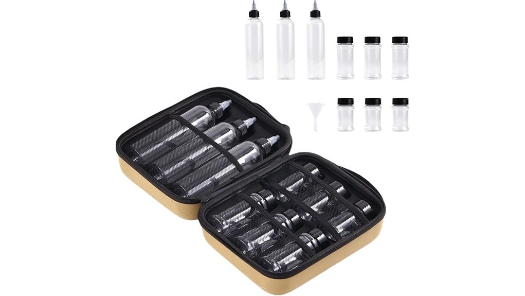 Compact Spice Containers For Travel Cooking—Leak-Proof 9 portable leakproof 11 item kit