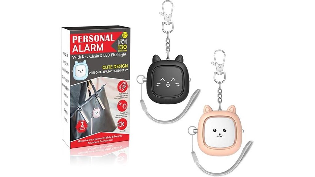 portable loud siren keychains