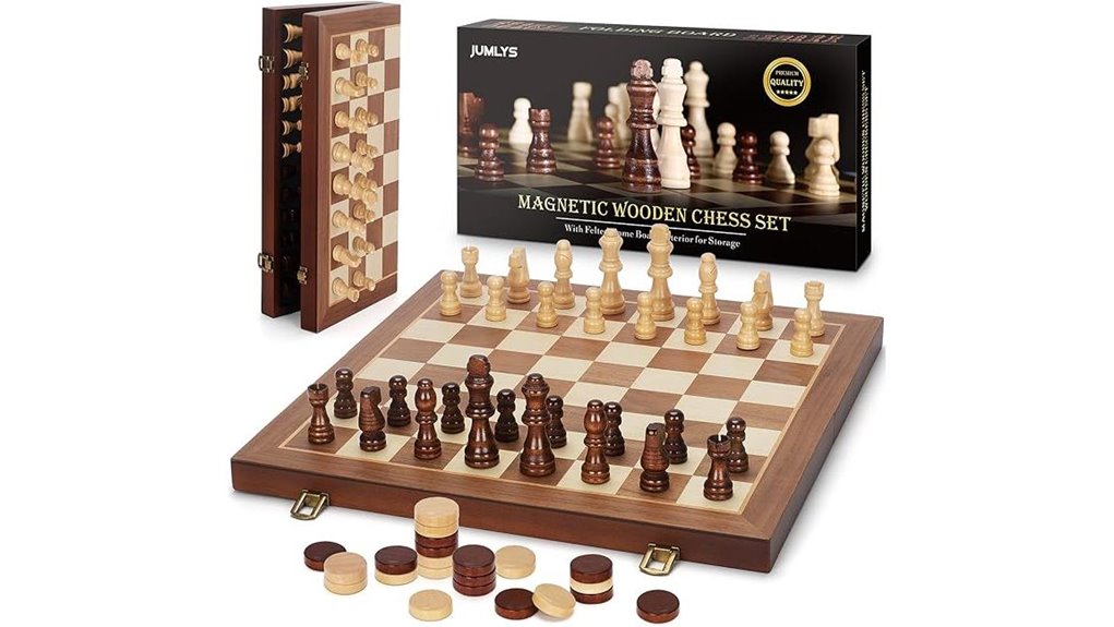 portable magnetic chess checkers