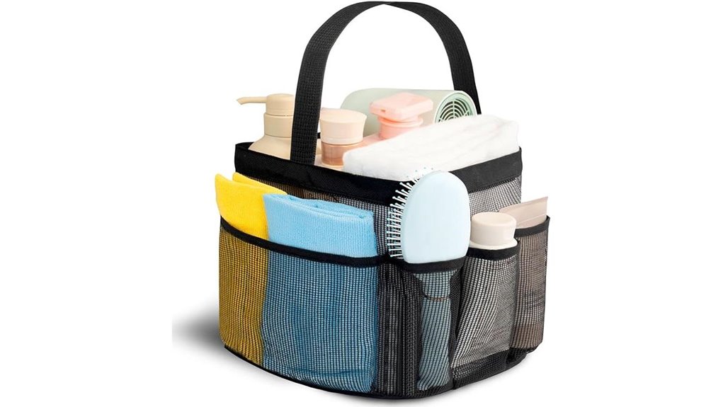 Fast-Dry Mesh Hostel Shower Caddies Every Traveler Needs 10 portable mesh 9 pocket caddy