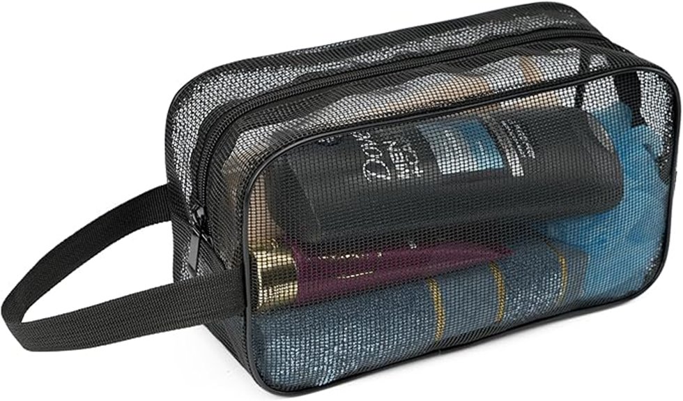 Quick-Dry Mesh Travel Shower Bags Hostels Travelers Love 14 portable mesh shower caddy