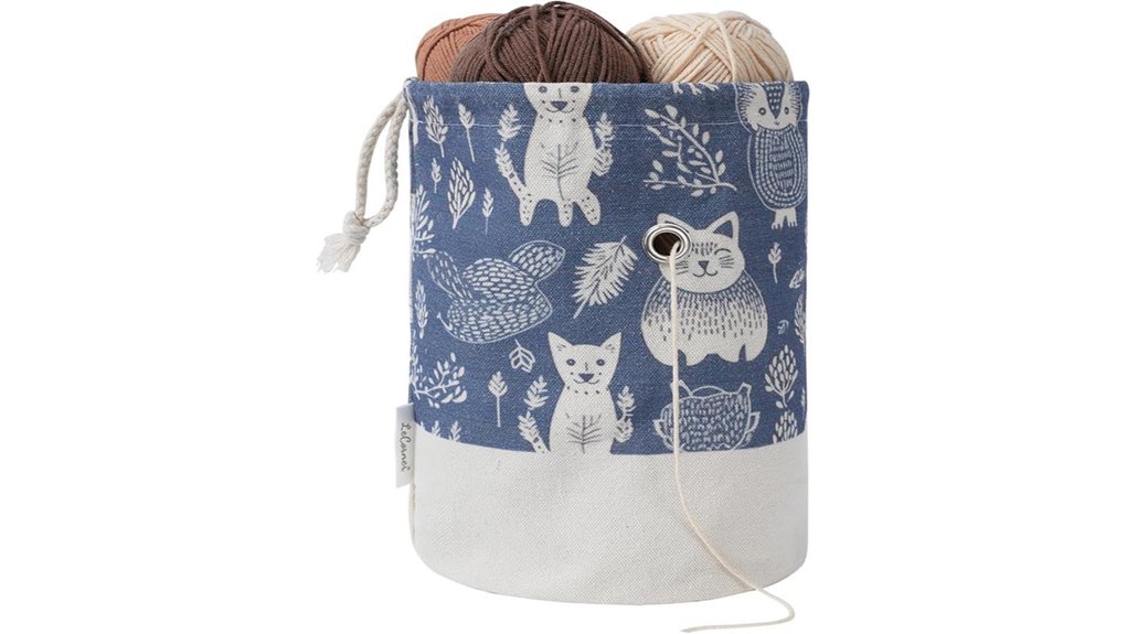 portable mini yarn bag