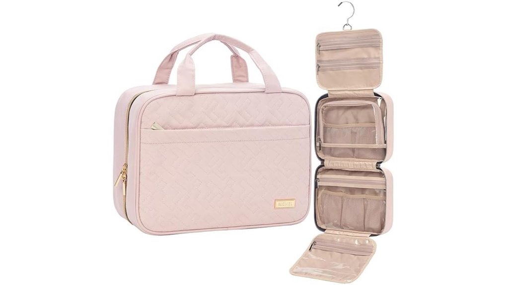 portable pink medium toiletry