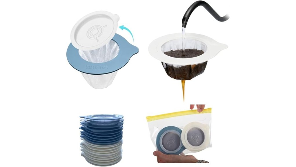Reusable Coffee Filters Worth Taking To Anywhere 15 portable pour over filters 30 pack