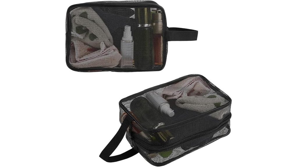 Quick-Dry Mesh Travel Shower Bags Hostels Travelers Love 7 portable quick dry mesh caddy