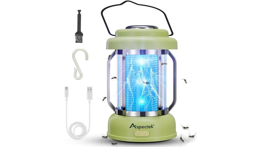 Best Bug Zapper Lantern (Rechargeable) to Keep Pests Away 3 portable rechargeable bug zapper