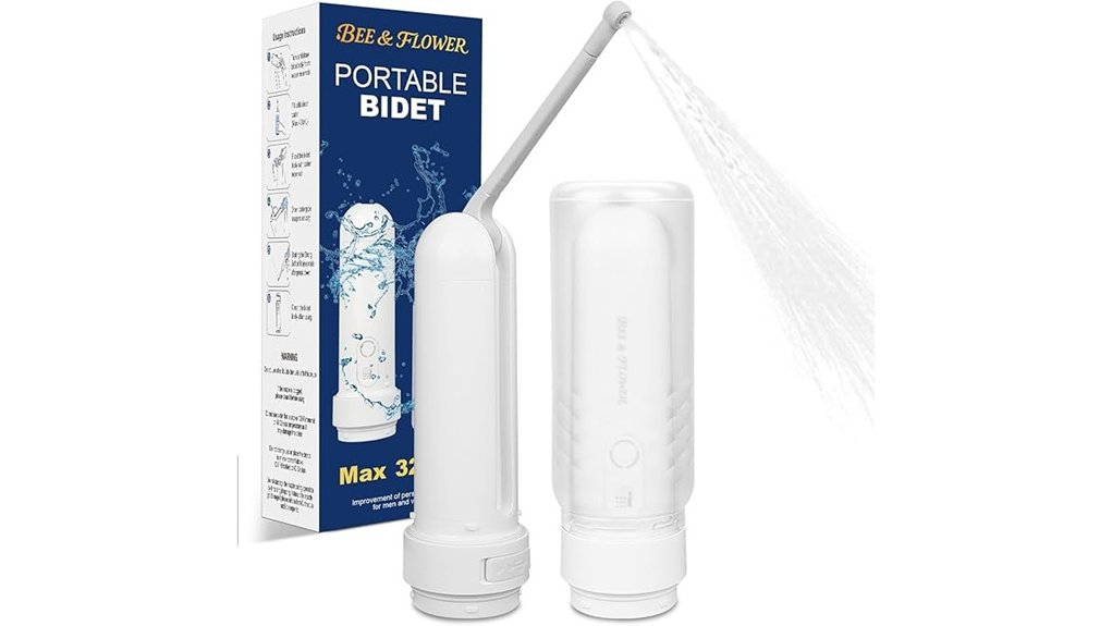 portable rechargeable handheld bidet