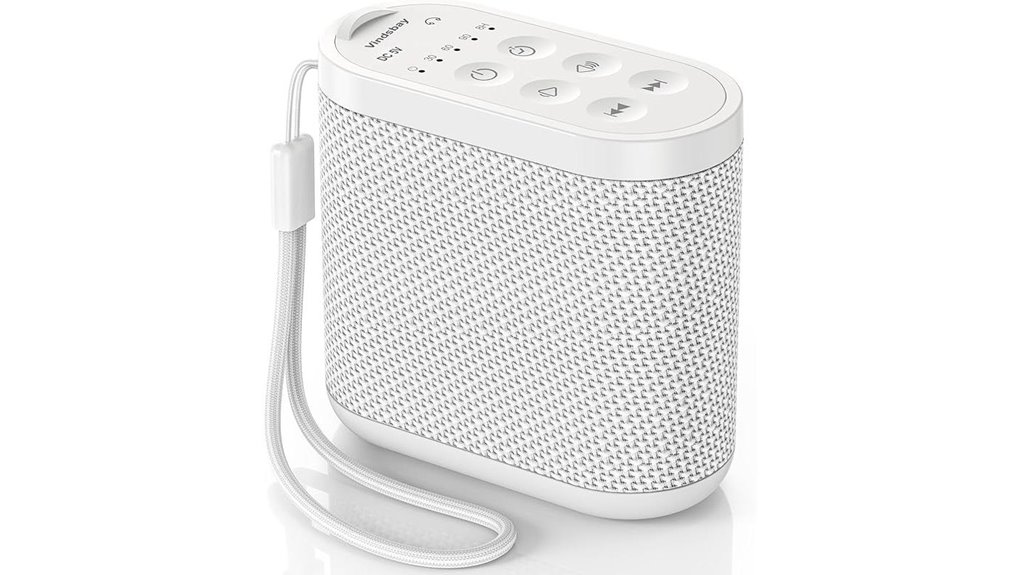 Best Travel White Noise Machine (Clip-On) for Quiet Travels 7 portable rechargeable white noise