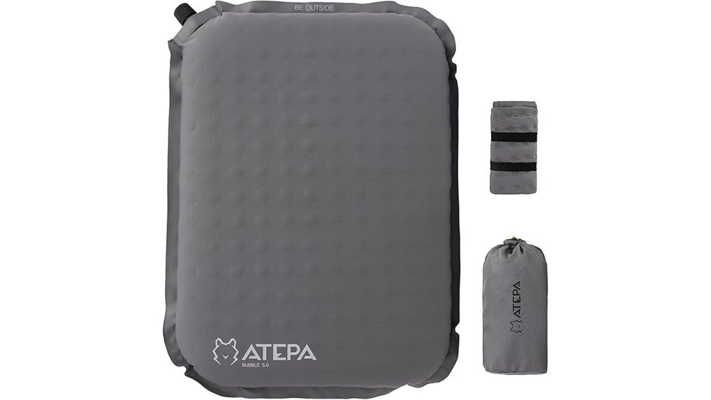 portable self inflating travel seat