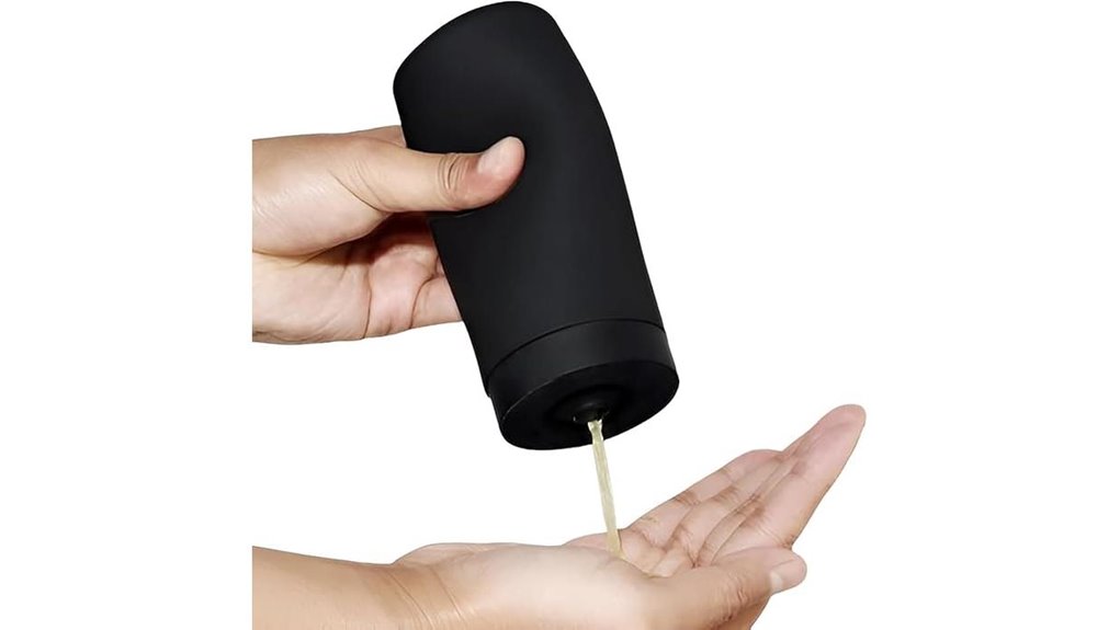 portable silicone 240 ml black