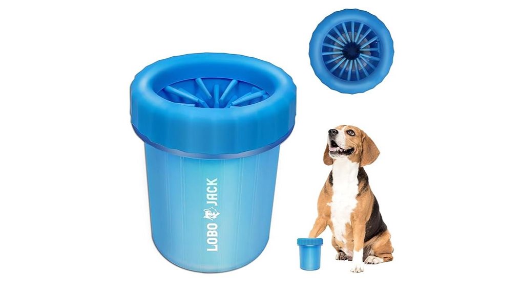 portable silicone paw cleaner