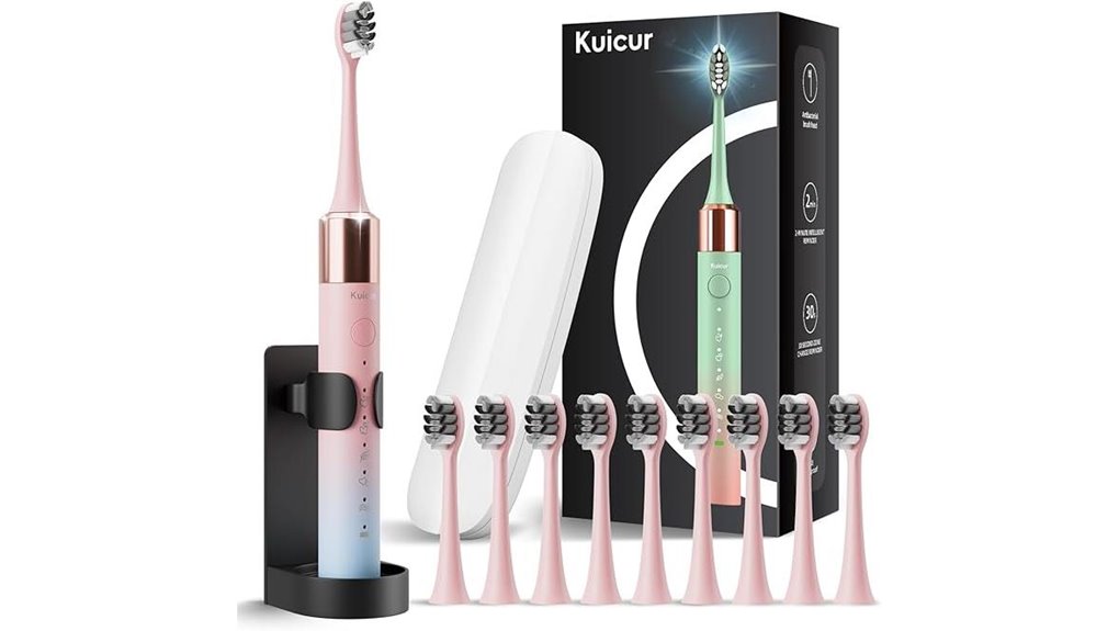 Top Electric Toothbrushes for Travel (Case + Battery) 4 portable softbrush 90 day 5 modes