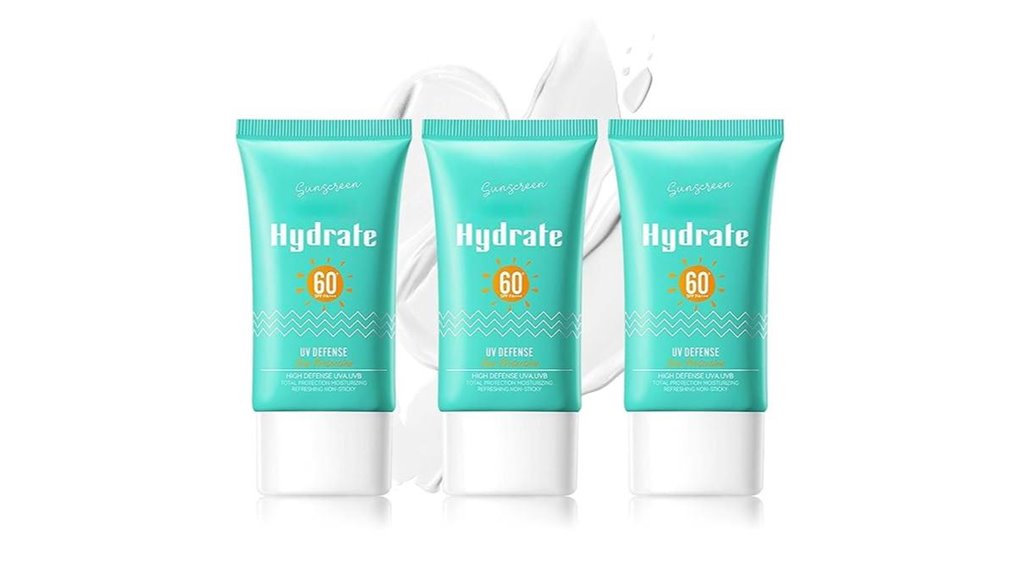 portable spf60 3 pack sunscreen