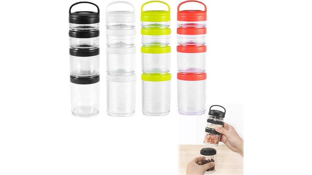 portable stackable nut box