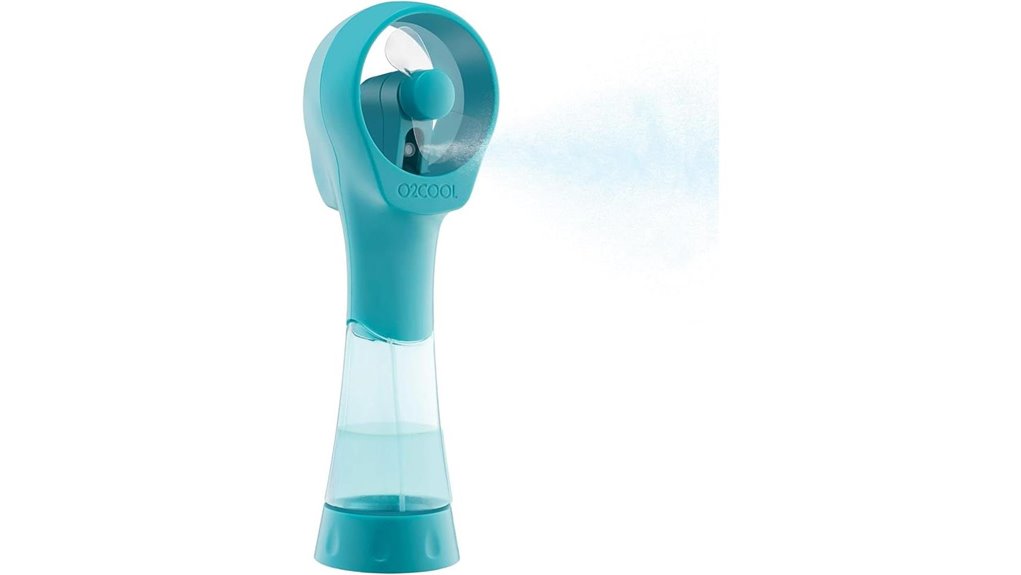 Handheld Misting Fans Theme Parks’ Coolest Crowd‑Pleasers 13 portable teal misting fan