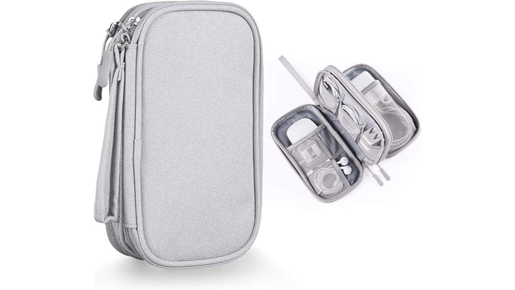 Slim vs Structured Cable Organizer Pouches: Which Are Best 10 portable tech travel organizer