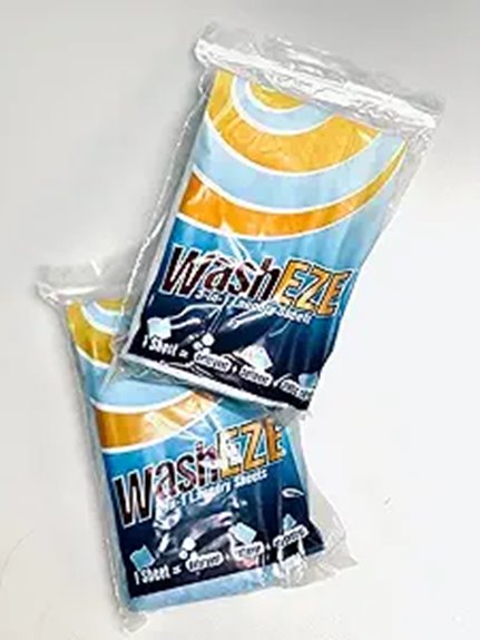 Best Travel Detergent Packs (Sheets vs powder vs liquid) 13 portable travel detergent sheets