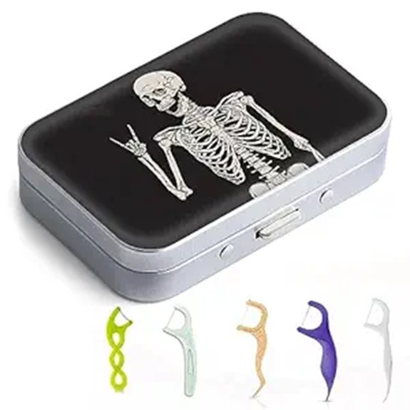 portable travel floss case
