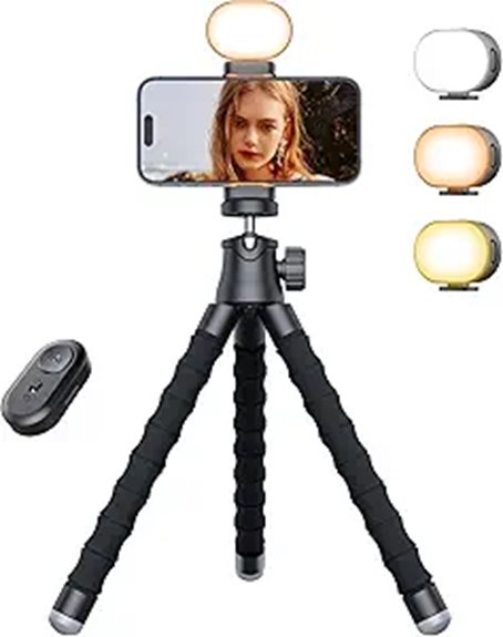 Top Phone Tripods for Travel (Tabletop Stable) Worth Trying 4 portable tripod light remote