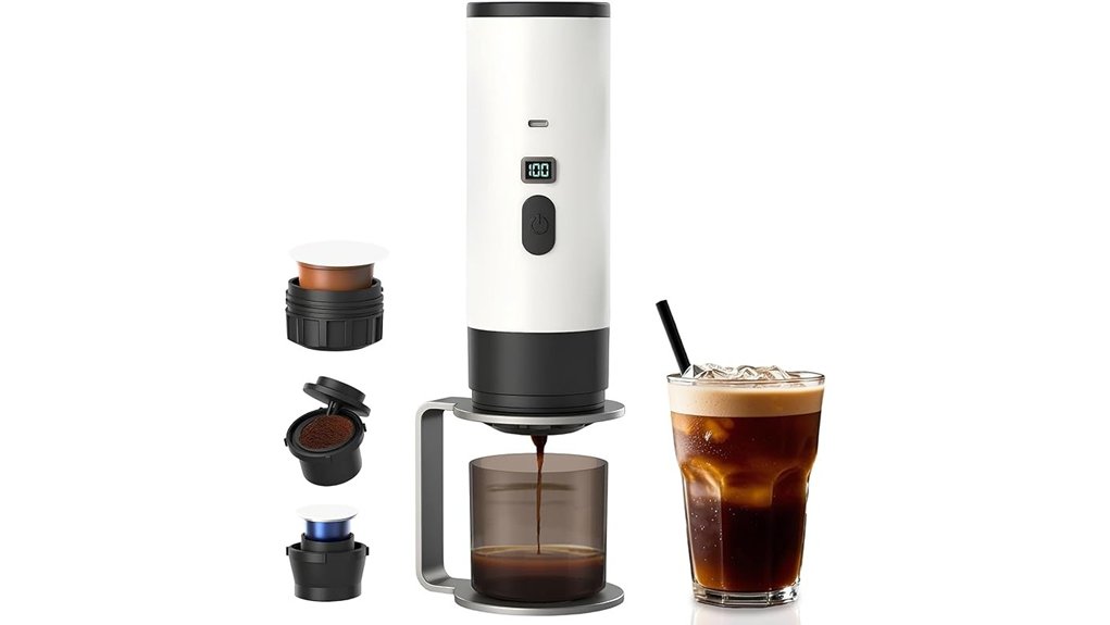 portable usb c self heating espresso