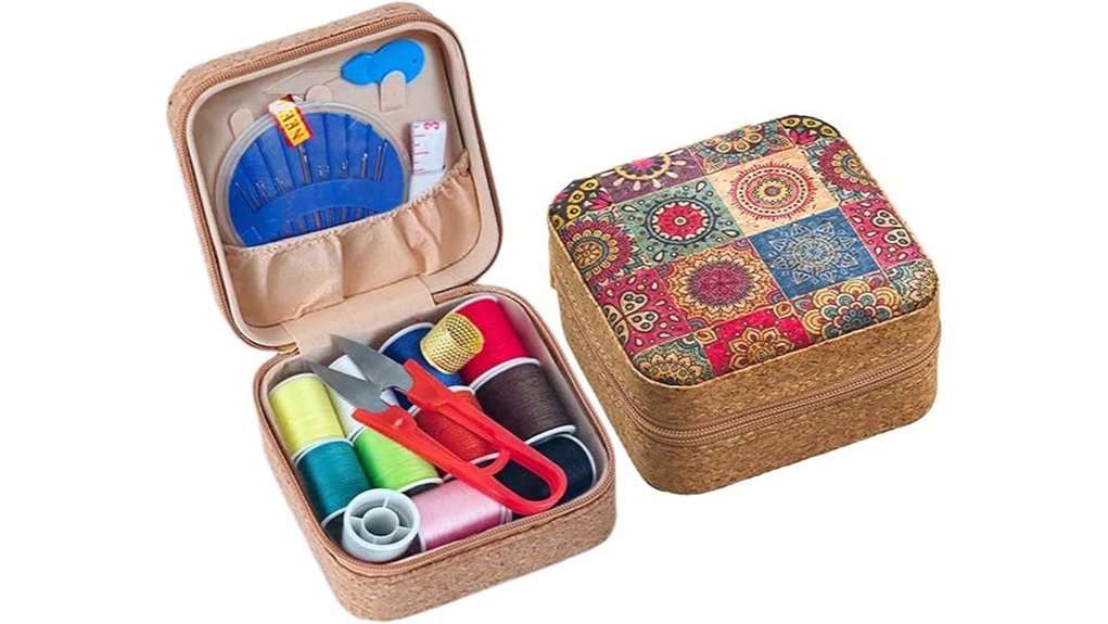 Travel Sewing Kits With Must‑Have Needles Inside 11 portable vintage 11 color kit