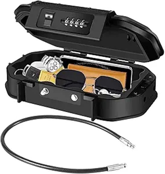 Portable Safes for Beach & Hostel Use Keep Your Gear Safe 4 portable waterproof 4 digit lockbox