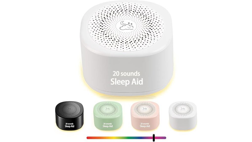 Top Portable White-Noise Machines for Travel (USB Rechargeable) 5 portable white noise nightlight