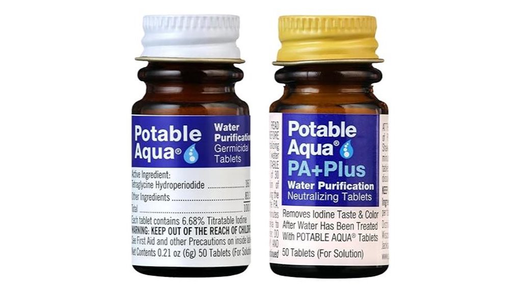 Water Purification Tablets Every Emergency Kit Needs 4 potable aqua pa plus 50 count