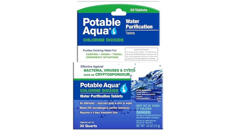 Water Purification Tablets Every Emergency Kit Needs 11 potable chlorine dioxide tablets