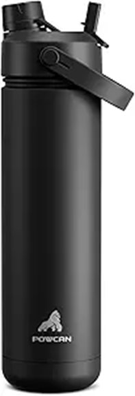 Best Water Bottles for Travel That Fit Car Cup Holders 1 powcan 26oz insulated leak proof
