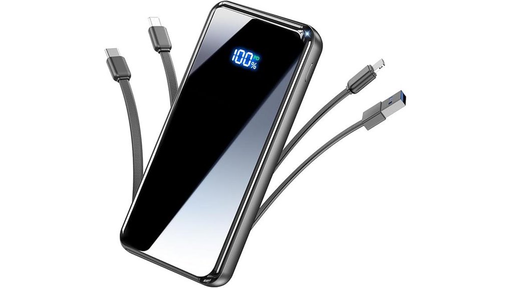 Power Banks with Built-In Cables That Keep You from Forgetting 7 power bank 50000mah usb c