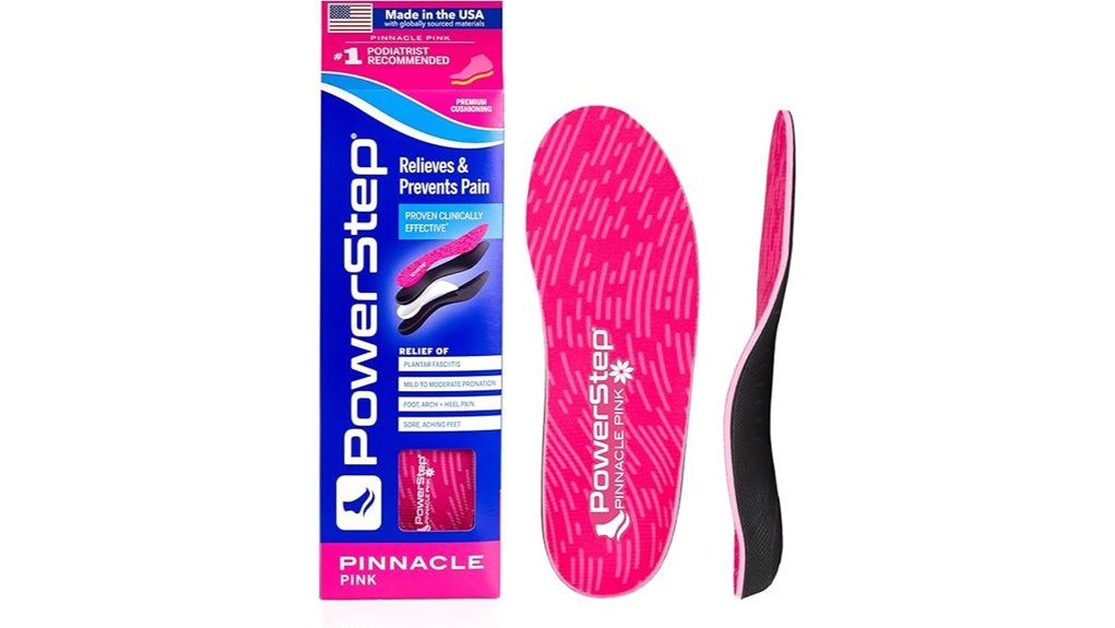 Best Insoles for Travel (Arch vs Heel) That Ease Your Feet 14 powerstep pinnacle pink orthotics