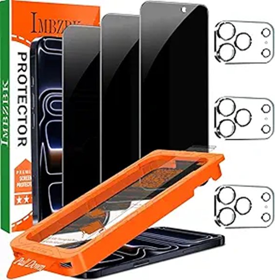 Best Privacy Screen Protectors (Anti‑Peep) for Phones 12 premium 3 pack iphone17pro privacy