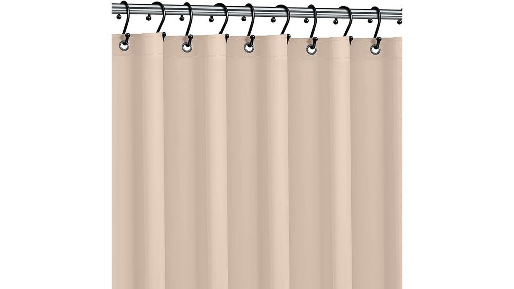 Shower Curtain Liner (Mildew-Resistant) That Keeps Mildew Away 14 premium italian 72 inch peva