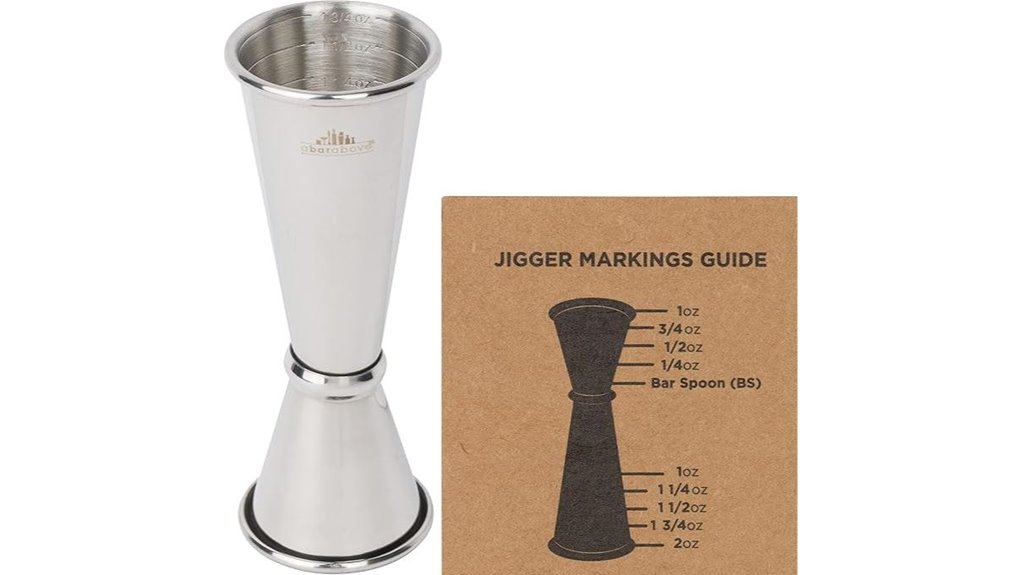 Best Jigger Measuring Cup for Homemade Cocktails 14 premium japanese 8 mark jigger