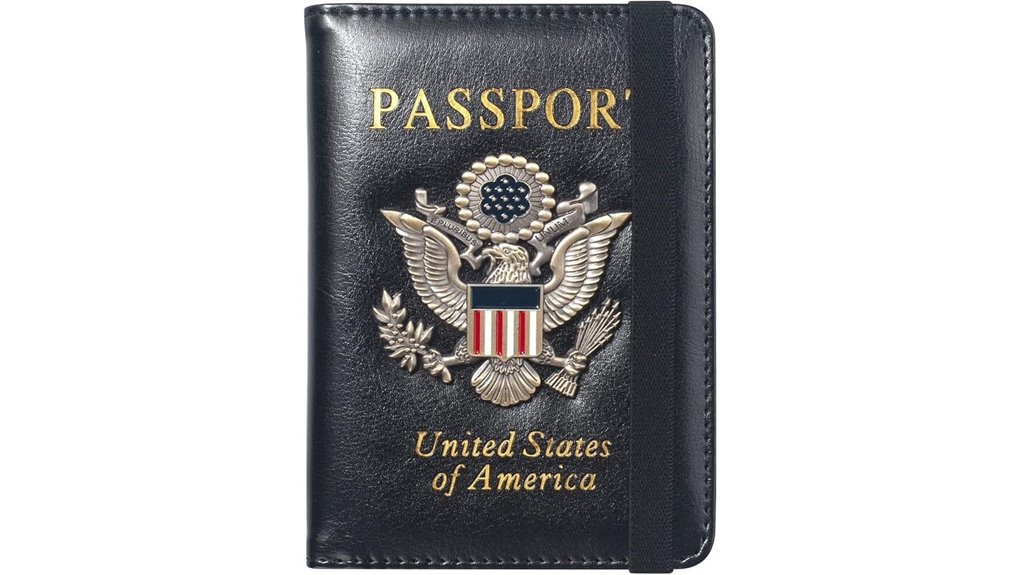 Passport Covers That Fit EU & US Passports Without Bending 4 premium rfid blocking passport wallet
