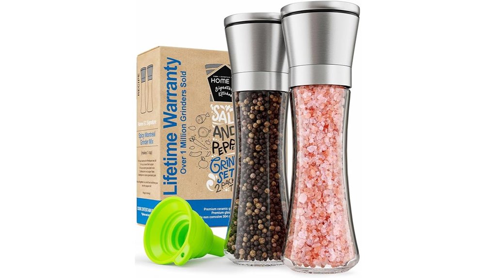 Pepper Mill Perfection: Must-Have Grinders for Every Kitchen 5 premium stainless steel seasoning