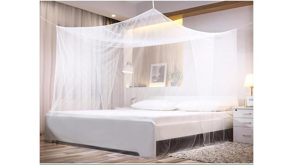 premium white full queen net
