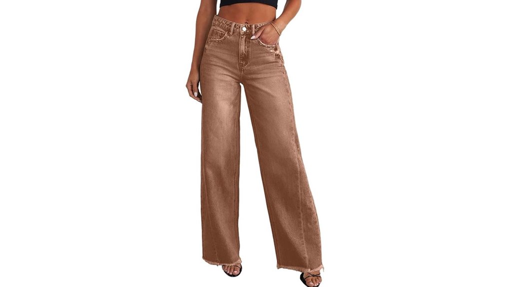 Travel-Friendly Jeans With Stretch Keep You Comfortable All-Day 11 prettygarden wide leg jeans
