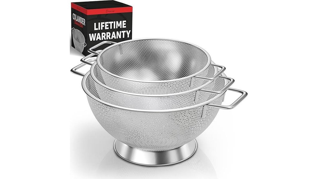 prioritychef stainless dishwasher colander