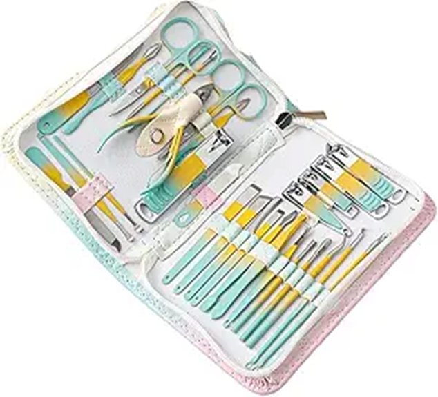 Best Nail Kits for Traveling: Compact Caps That Protect 7 professional 30 in 1 nail case