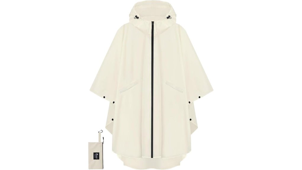 pteromy hooded poncho pocket