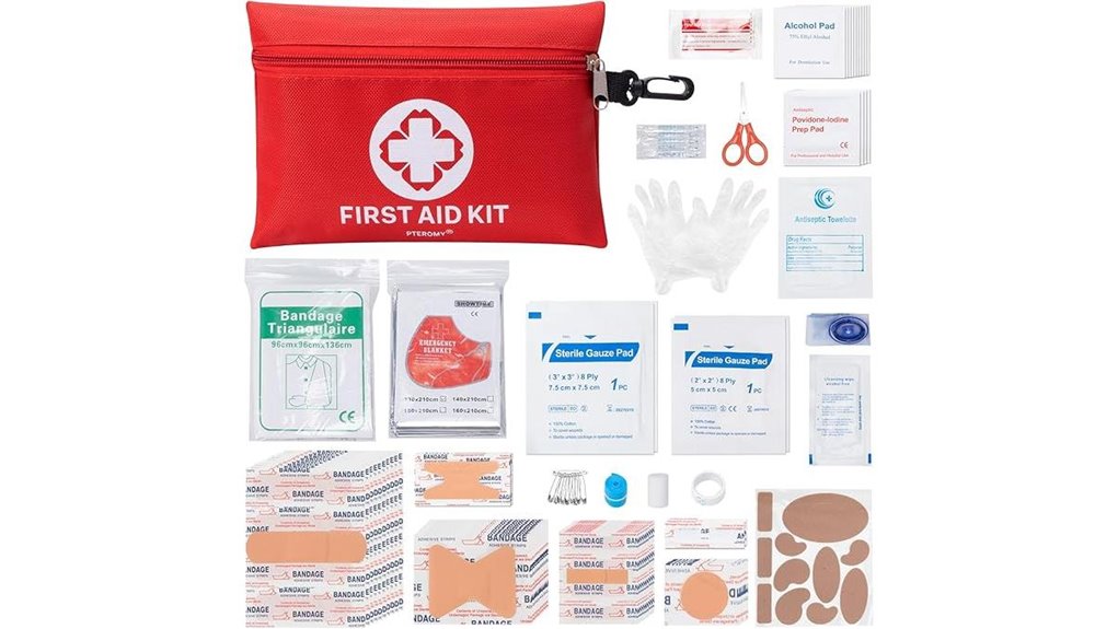 Compact Trail‑Ready Day‑Hike First‑Aid Kits Backpackers Love 5 pteromy mini 150 item kit