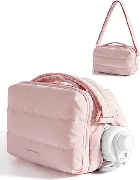 The Best Crossbody Bags with Water Bottle Pockets for Busy Days 2 puffy water bottle crossbody