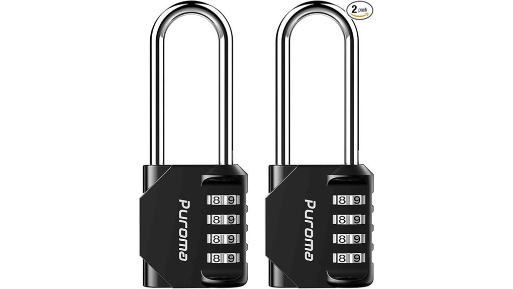 Top Cable Locks Hostels and Lockers Love (Long Shackle Options) 7 puroma 4 digit waterproof padlocks