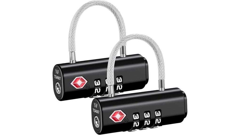 TSA Locks That Keep Your Luggage Safe 7 puroma tsa resettable locks