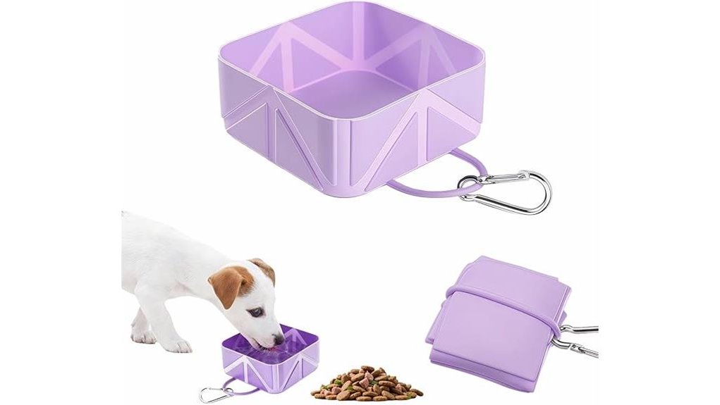 Top Collapsible Pet Bowls for Travel – Leakproof Fold‑ins 7 purple 12oz collapsible bowl